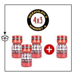 PACK 4 POPPERS REDS 10ML