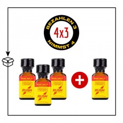 PACK 4 POPPERS RUSH ORIGINAL PWD 24ML