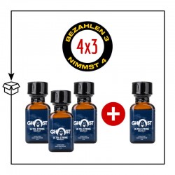 PACK 4 POPPERS GHOST ULTRA STRONG 24ML