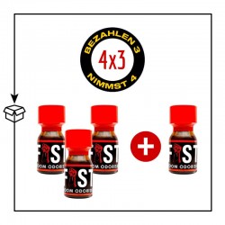 PACK 4 POPPERS MINI FIST 10ML