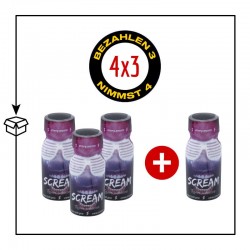 PACK 4 POPPERS SCREAM 13ML