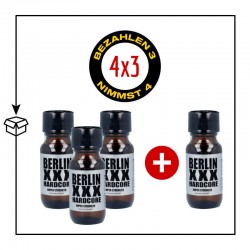 PACK 4 POPPERS BERLIN XXX HARDCORE 25ML
