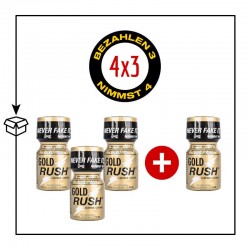 PACK 4 POPPERS GOLD RUSH 10ML