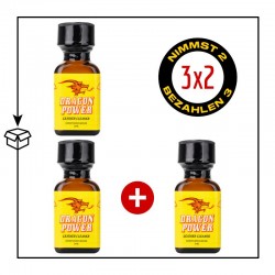 PACK 3 POPPERS DRAGON POWER 24ML