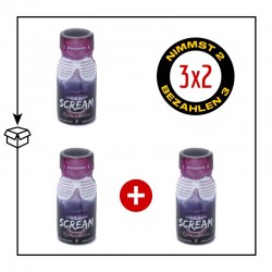 PACK 3 POPPERS SCREAM 13ML
