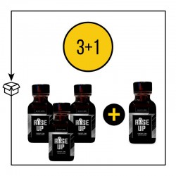 PACK 4 POPPERS RISE UP BLACK LABEL 25ML